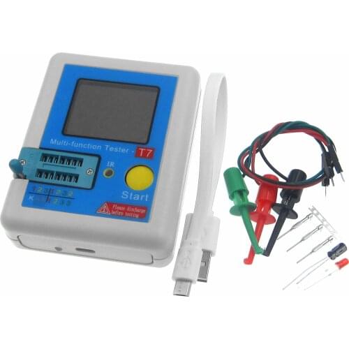 LCR-T7 LCR- TC1 Transistor Tester TFT Diode Triode Capacitance Meter LCR ESR meter IR Multifunction Tester Multimeter