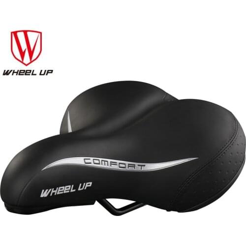 Comfort Extra Wide Big Bum Bicycle Saddle Pad Comfortable Cycling For MTB Road Bike Mountain Bike Cushion Seat Cover Case