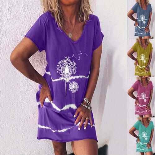 5XL Plus Size Women Clothes Stripe Print Dress Casual Short Sleeve V-Neck Mini Dresses Fashion Streetwear Ladies Dresses Vestido