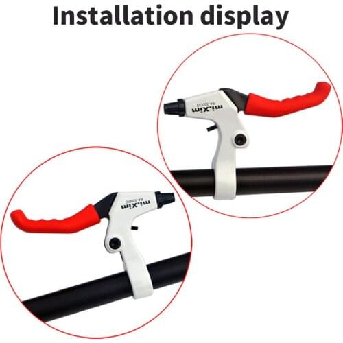 New 1 Pair Multicolor Mountain Bike Bicycle Brake Lever Non-slip Cover Silicone Brake Lever Protective Cover