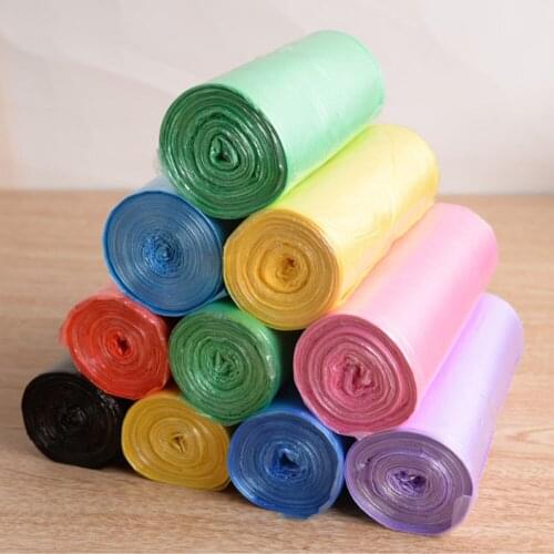 1000pcs Household Plastic Garbage Bag Roll Cover Disposable Rubbish Bin Liner Home Waste Trash Storage Container Garbage Bags