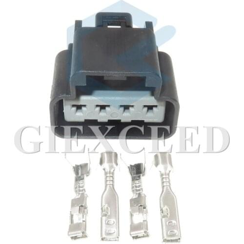 2 Sets 4 Pin Automotive Electric Automobile Female Connector Plugs For Car Wiring Harness Socket