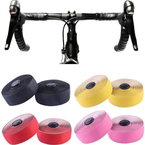 2Pcs High Density Shock-absorbing Non-slip Bike Handlebar Tape for MTB Bicycle