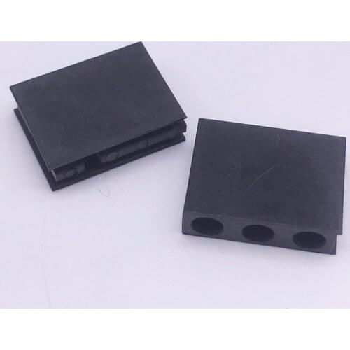 3F Led Spacer Support Square Nylon Plastic Parts Black Pack 100