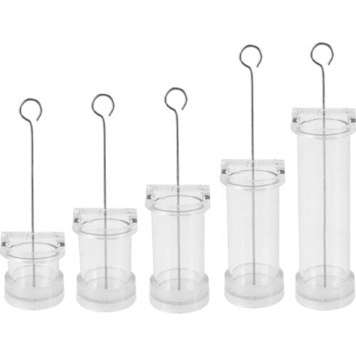 Candle Molds for Candle Making Plastic Pillar Candle Making Kit Large Cylinder Rib Candle Making Molds DIY Candle Making Supplie