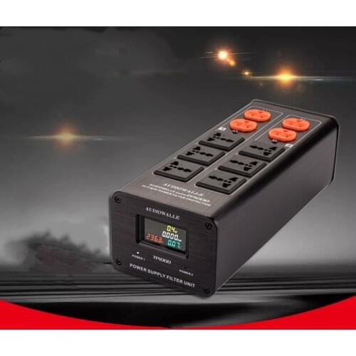 Hifi Audio Low Noise Filter 3000W AC Power Conditioner/ Home Power Filter/15A Power Purifier