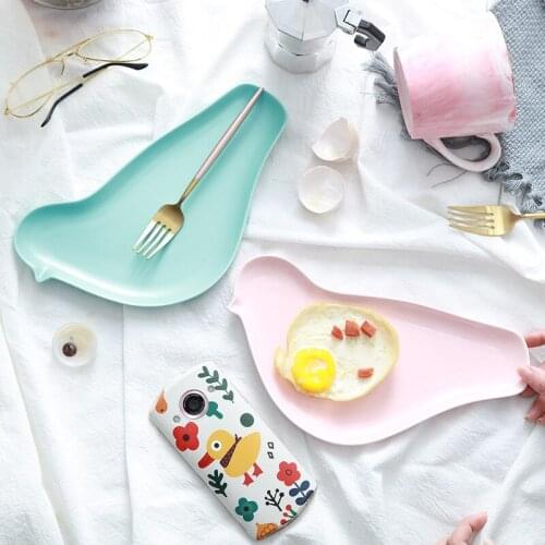 Creative Cute Cartoon Animal Shape Baby Dishes Feeding Tableware Infant Toddler Snack Dessert Plate Home Kitchen Supplies