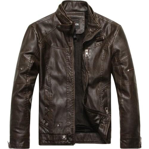 Mens Leather Jackets High Quality Classic Motorcycle Bike Cowboy Jacket Male Plus Velvet Thick Coats Brand Clothing 5XL ML001