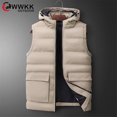 New Men Sleeveless Jacket Ski Trekking Hiking Vests Outdoor Vest Hiking Hunting Waistcoat Jackets Autumn Winter Military Tooling