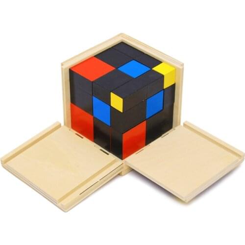Montessori Early Childhood Education Educational Toy Wooden Trinomial Preschool Mathematics Training