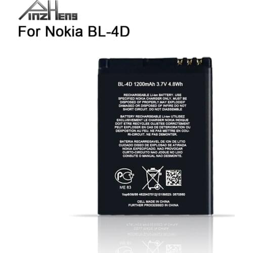 PINZHENG BL-4D Phone Battery For Nokia BL 4D BL-4D BL4D N97 mini N8 E5-00 Replacement Nokia BL 4D Battery