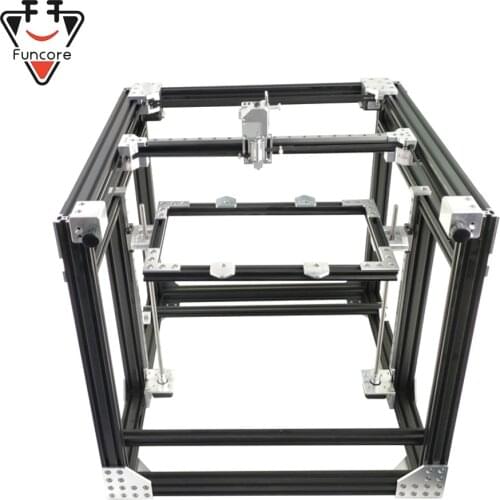 FUNCORE BLV mgn Cube 3D Printer Frame Kit 2020 2040 Aluminum Extrusion Frame Factory Price