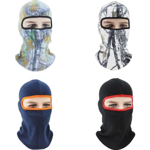 Men Winter Hat Multi-Function Full Face Head One-Piece Winter Warmer Fleece Soft Hat Windproof Equipment For Outdoor Riding Ski