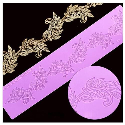Silicone Mat Fondant Cake Decorating Styling Tools Kitchen Silicone Lace Mold Flower Pattern