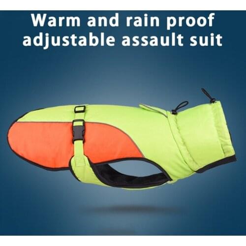 Reflective Big Dogs Jacket Warm Winter Dog Clothes Vest Coat Thick Windproof Pet Clothing Waterproof Outfit For Large Dogs