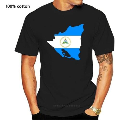 High Quality For Man Better Hipster Tee Shirt Republic of Nicaragua - America Central Mens T-Shirt Top Tees