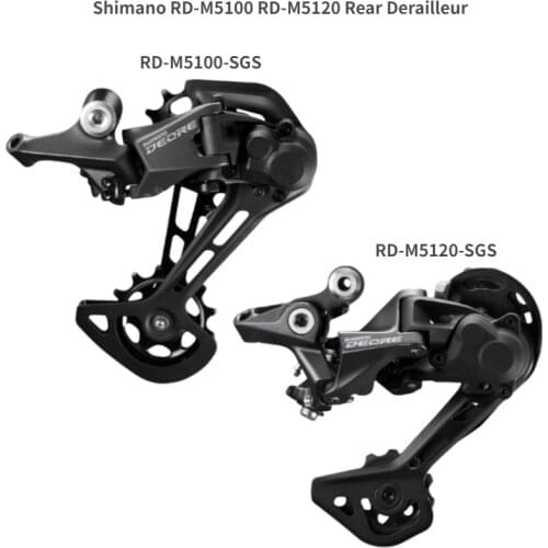 SHIMANO DEORE RD M5100 RD M5120 MTB Mountain Bike Rear Derailleur 1x11 1x10 2X11 2X10 Speed Rear Derailleur