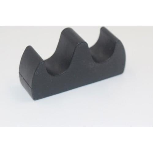 1pcs Plastic Pen Holder 2 Ports Brush Pen Holders For Drawing Black Brush Pen Stand for Art Students Desktop Supplies