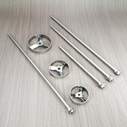 1pcs stainless steel OD 50mm/60mm/80mm turbine Type round stirrer paddle, Laboratory dispersing stirring mixing rod