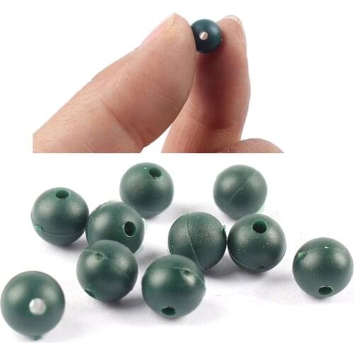 100 Pcs Multicolor Fishing Float Balls Bottled Foam Buoyancy Ball Beans Float Gear Fish Float Outdoor Fishing Accessory A102