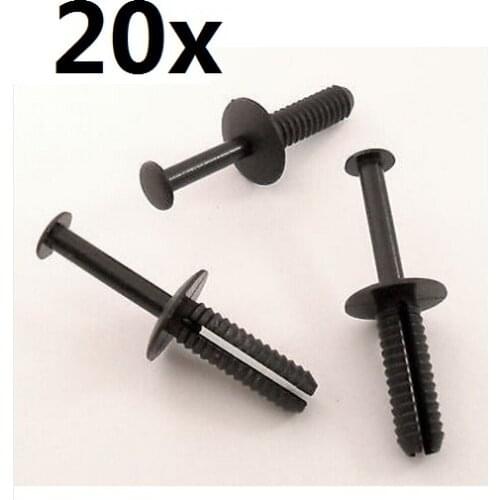20x For Fiat Stobstange & Radlauf Kunststoffnieten Karosserieblech Zuruckhaltend