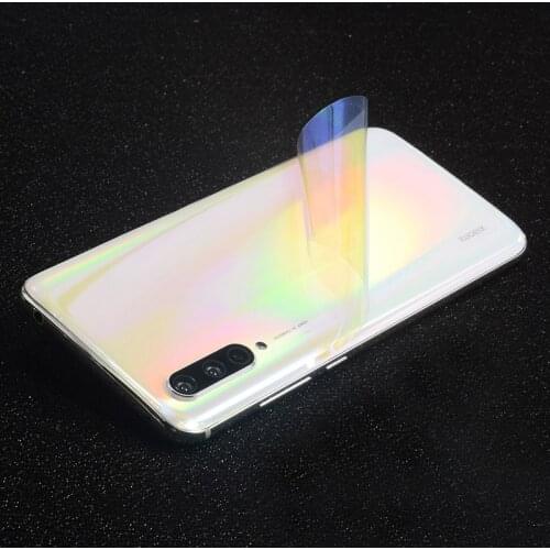 3D Carbon Fiber /Leather/3D Camo/Wood Skins Phone Back Cover Sticker For XIAOMI Mi CC9 CC9e Redmi 7 K20 Pro Clear Matte Sticker