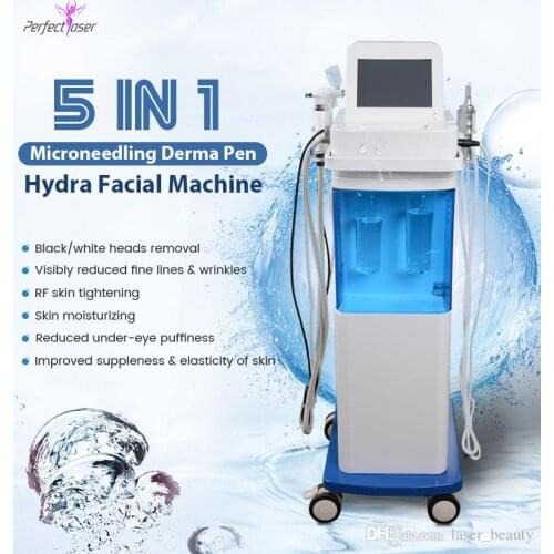 5 in 1 hydro microdermabrasion micro dermabrasion oxygen facial machine skin Face Cleaning Machines screen part hydrafacial equi