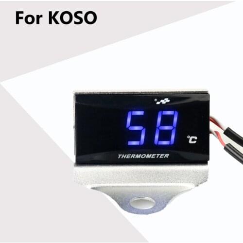 For KOSO motorcycle accessories modified liquid crystal electronic meter electric vehicle general water cooling thermometer