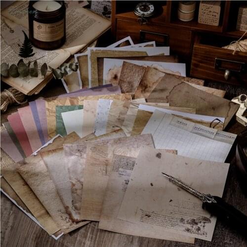 Distressed backing paper series Material Paper Junk Journal Planner Scrapbooking Vintage Decorative DIY Craft Background Paper