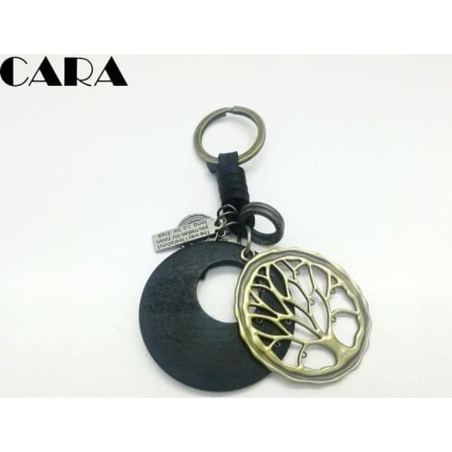 CARA New arrival Retro color Plated Zinc Alloy Life tree key chains women stylish star handbag hanging charm keychain CARA0189