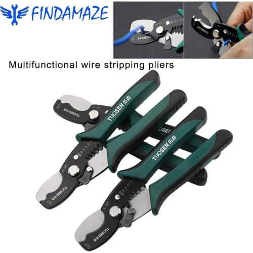 8 Inch 180 Mm Multi-function Wire Stripper Cable Clamp Electrician Wire Stripper Manual Network Cable Hardware Tool