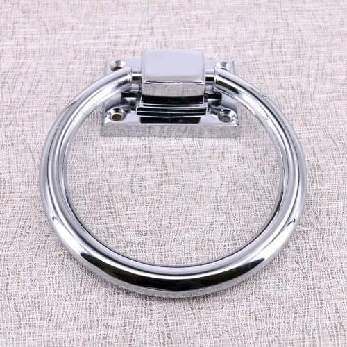 One Piece 98mm bigger size Modern style wood door knocker sofa wooden chair pull drop rings handles Chrome