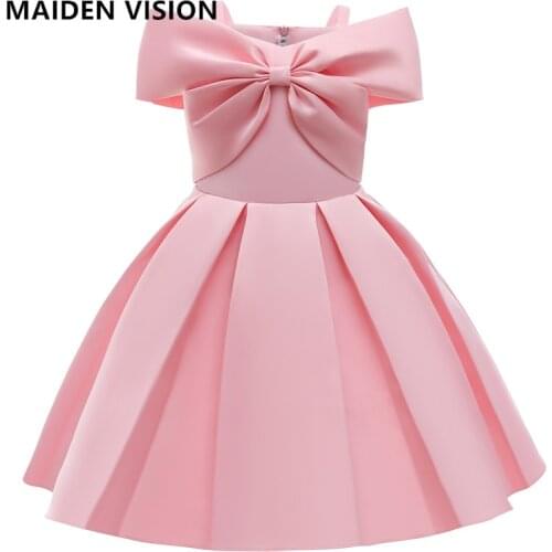 Big Bow tutu Baby Girl Dress Formal Party Kids Dresses for Girls Princess Pageant Ball Gown Children Clothing Size 2-10 Years
