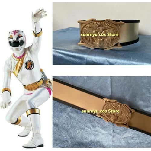 EVA Belt Hyakujuu Sentai Gaoranger Sae Taiga Furabiijo Gao White Cosplay Costume,Size customizable Wholesale