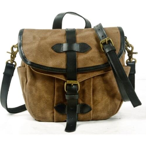 American Retro Massenger Bag Casual Canvas Bag Shoulder/Crossbody Bag Mens Bag Overweight Motorcycle Bag