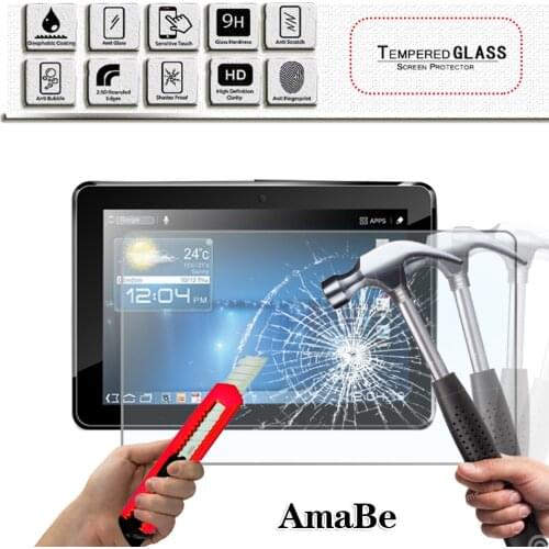 9H Anti-Scratch Screen Protector for ZTE PF 100 / Smart Tab 10 Tablet Tempered Glass Protective Film