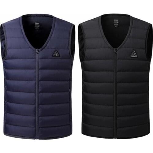 Electric Heated Vest Lightweight V Neck Warm Heating Cloth