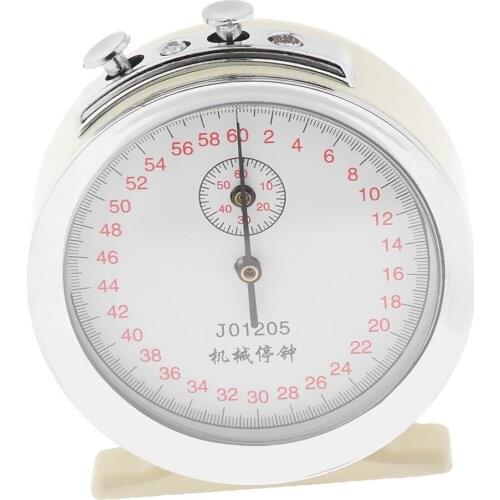 60s Mechanical Clock Stopwatch Physics Experiment Timer Sports