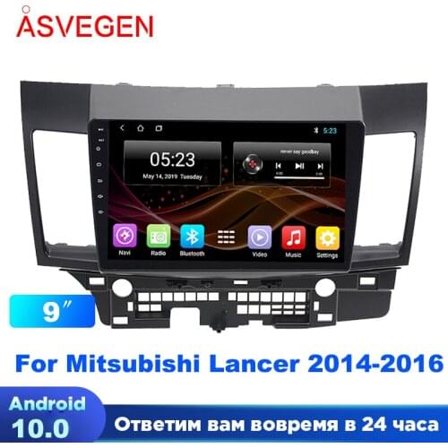 Asvegen Car Radio Android 8.1 For Mitsubishi Lancer 2014-2016 With Wifi Bluetooth 4G Head Units GPS Navigation Player