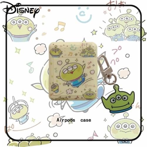 Disney cute three-eye Bluetooth-compatible-compatible wireless earphone cover for iPhone airpods1/2/pro3 couple earphone