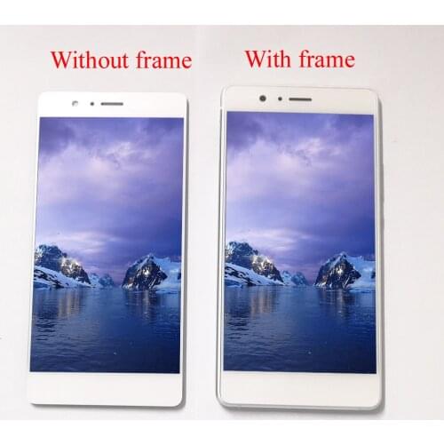 For Huawei P9 Lite For Huawei G9 VNS-L21 VNS-L22 VNS-L23 VNS-L31 VNS-L53 White Touch Screen Sensor + LCD Display Assembly Frame