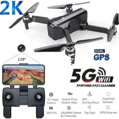 In Stock SJRC F11 PRO GPS 5G Wifi FPV With 2K Camera 25mins Flight Time Brushless Selfie RC Drone Quadcopter Quadcopter RTF ZLRC