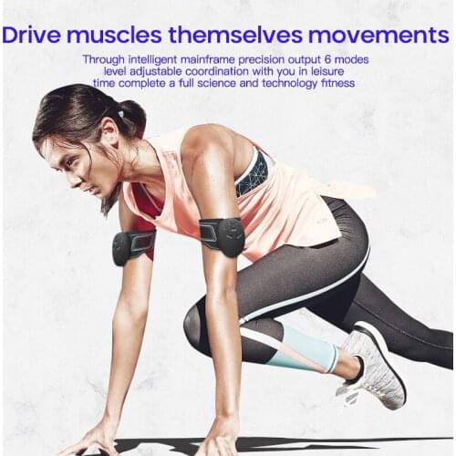 Eletric Muscle Stimulator Smart Fitness Device ABS Muscle Stimulator Electric Stimulation Abdominal Belt EMS Trainer TSLM1