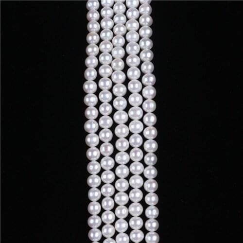 Hot sale 9-10mm near round pearl strands for making jewelry