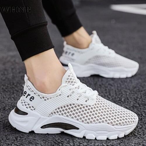 Hot Sale Men Summer Mesh Casual Shoes Breathable Lightweight Comfortable Fashion Sneakers