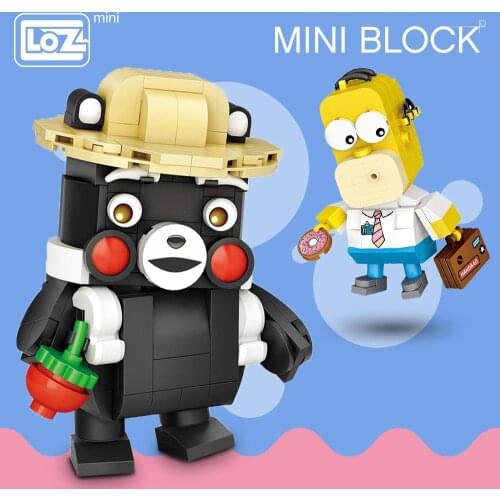 LOZ Mini Blocks Building Brick Cartoon Anime Plastic Assembly Model Cheap Toy Educational Toys Children DIY Figure Dropshipping