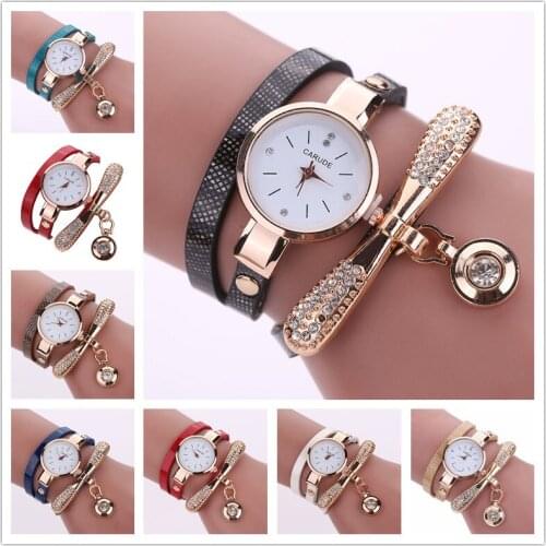 Trendy Brand Bracelet Watch Ladies Luxury Gold Crystal Fashion Quartz Watch Clock Ladies Retro Bracelet Watch