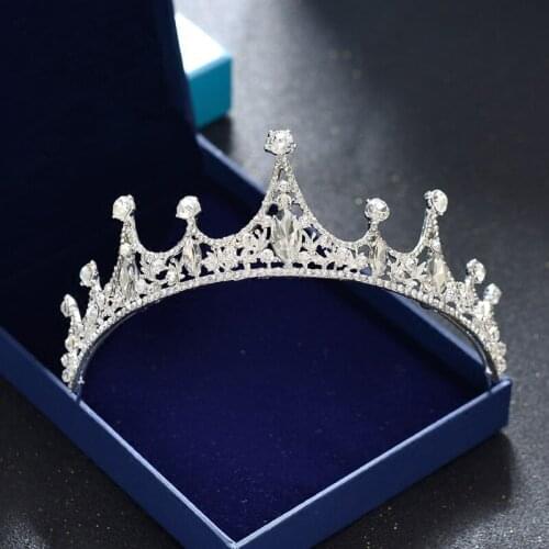 Fashion Crystal Rhinestone Wedding Bridal Tiaras And Crowns Headband Bride Headpiece Wedding Hair Accessories Women Hair Jewelry