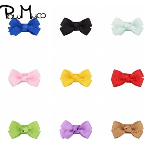 Powmuco 10pcs/lot Fashion Princess Bangs Hairpins Candy Color Bowknot Infant Hair Clips DIY Styling Tools Baby Girls Headwear