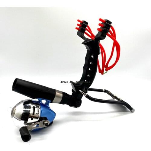 Powerful Rubber Band Slingshot Hunting High Precision Fishing Slingshot Professional Fishing Sling Outdoor Special For Shooting